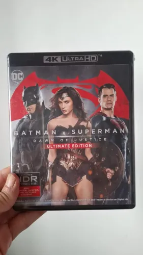 Novo Bluray 4K Importado Original Batman Versus Superman BvS