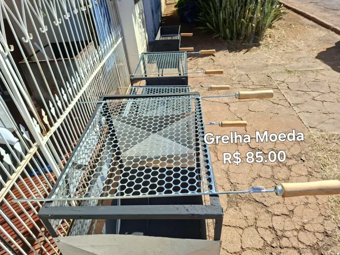 Grelha Moeda R$ 85.00.