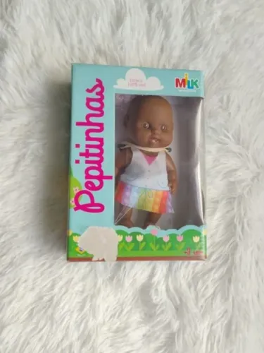 Boneca Bebê Coleção Pepitinhas Negra