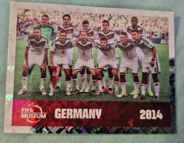 Figurinha holográfica especial da seleção alemã de 2014