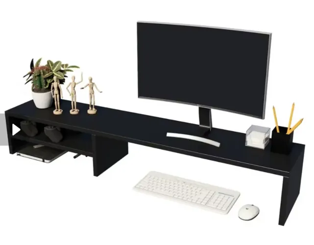 Suporte para Monitor, Notebook e Tela - Preto