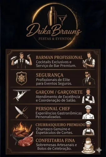Garçons e Open bar 