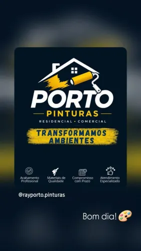 Pinturas em Residências e comércios e na Porto Pinturas
