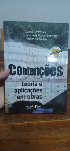Livro Contenções teoria e aplicação em obra