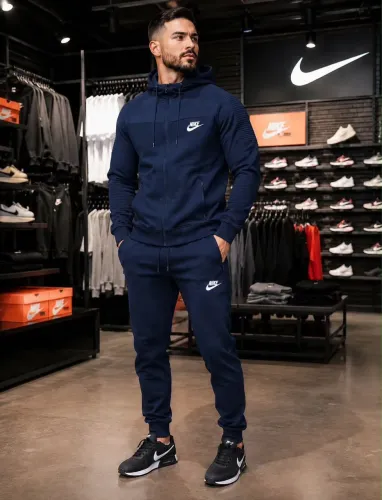 Conjunto Nike peluciado super quentinho P ao GG