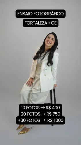 Ensaio fotográfico em estúdio