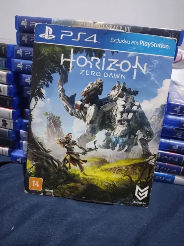 Horizon Zero Dawn capinha de papelão - PS4 (Usado)
