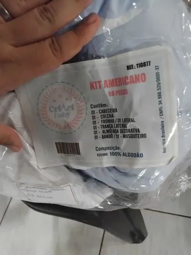 Kit americano para berço 