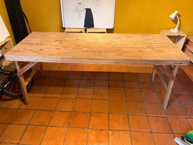 Mesa de madeira Tramontina