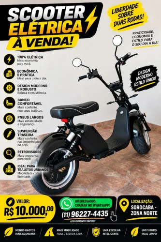 Scooter Elétrica GO- 3000w