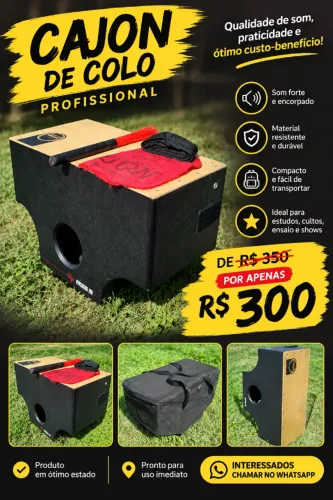 Cajon de Colo Elétrico - Profissional (Aceito propostas)