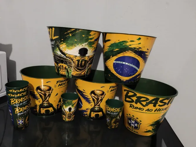 KIT RUMO AO HEXA SELEÇÃO BRASILEIRA