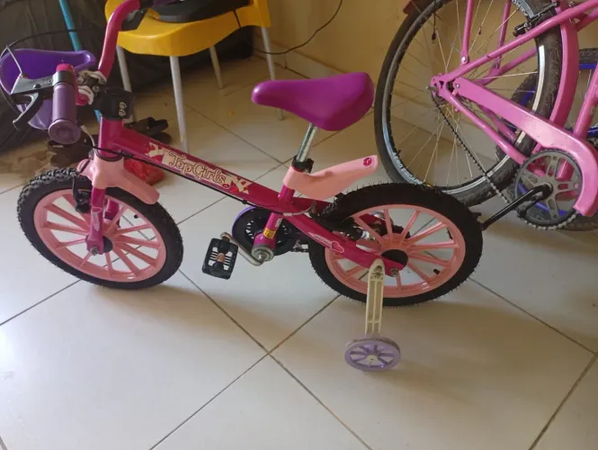 Bicicleta infantil.