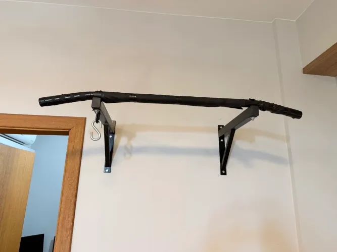 Barra fixa e suporte para saco de pancada - Super novo