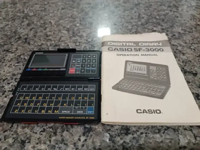 Agenda Eletrônica Casio SF-3000 Digital Diary