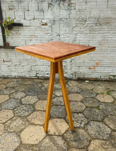 Mesa bistro rústica