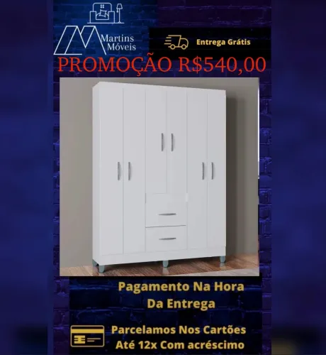 GRANDE PROMOÇÃO*GUARDA ROUPA ENTREGA GRÁTIS ACEITA CARTÃO