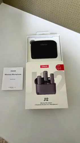 Microfone sem fio Ulanzi J12 - Tipo C (Melhor custo benefício) Instagram, Tiktok, YouTube