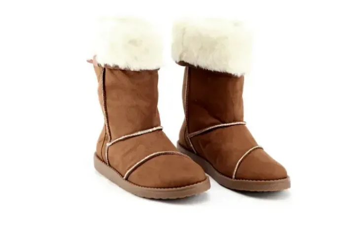 Bota Confy High Suede Caramelo Perky - Tamanho 36