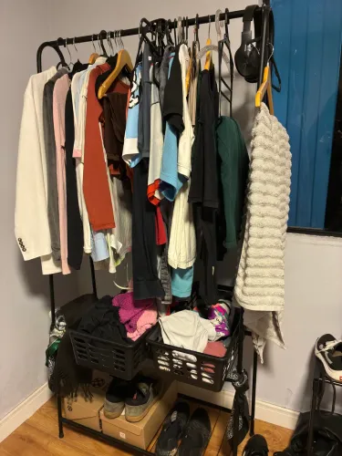 Arara de roupas de ferro (desmontável)