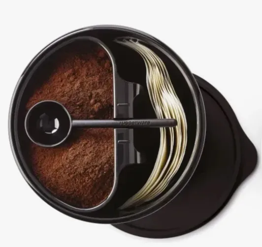 Pote para porta filtro de café e pó de café da Tupperware