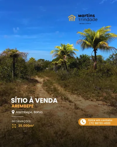 SITIO RURAL em CAMAÇARI - BA, ÁREA RURAL