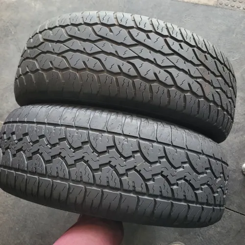2 pneus 265/70/17 prinx e gt radial meia vida para camionete (450 em 3× no ct