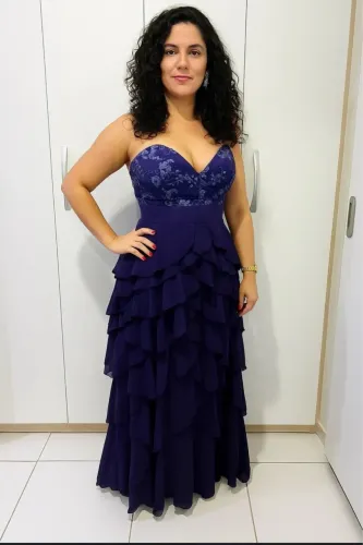 Vestido Festa Longo Casamento Madrinha Formatura