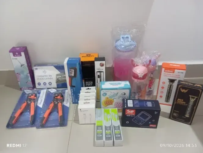 Kit Lote Fechado 22 Itens para Revenda - Ferramentas, Utilidades e Eletrônicos