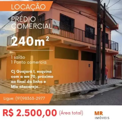 Ponto/Prédio comercial no Guajará de esquina!