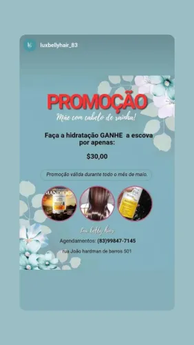 Hidratação e escova