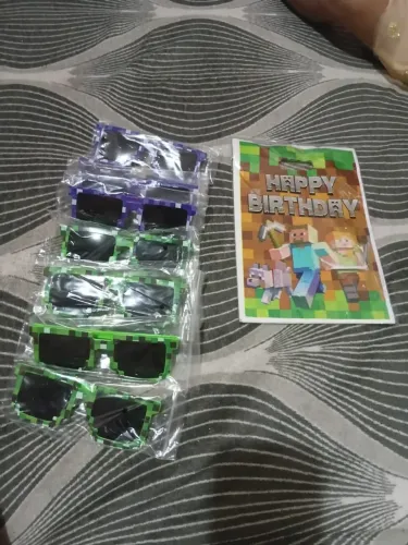 Pós festa minecraft