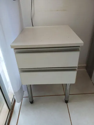 Armário Gaveteiro 2 Gavetas ( Mdf)