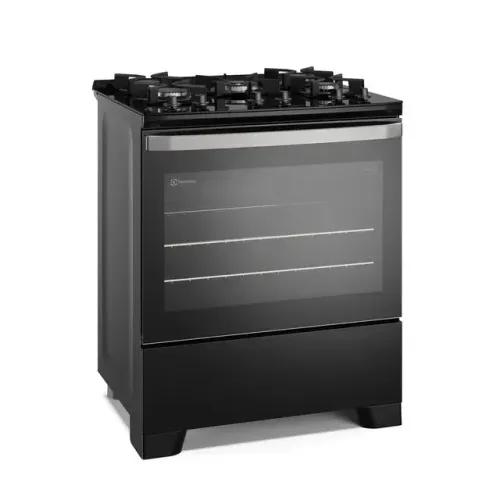 Fogão Electrolux Efficient 5 bocas Mesa de Vidro - Bivolt