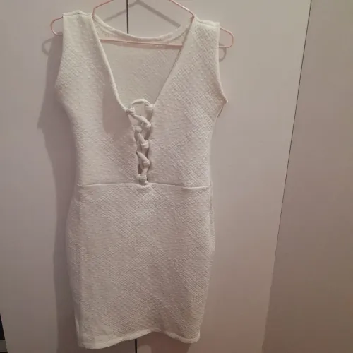Vestido Branco tam P/M