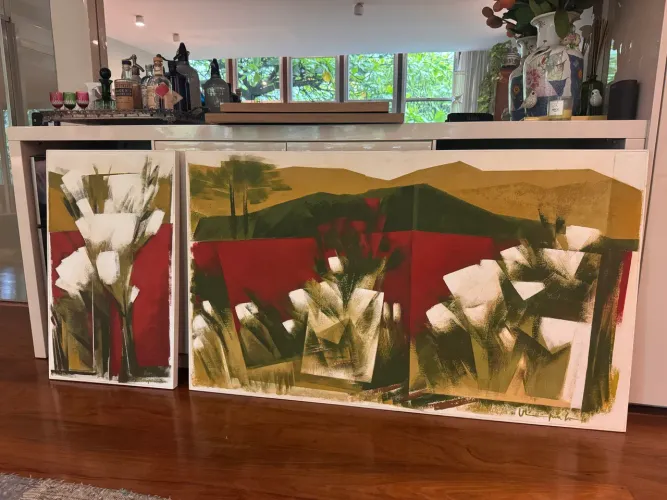 Dois quadros Olímpia Couto