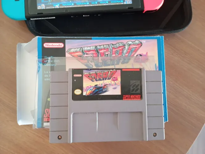 Fita, cartucho, jogo F-ZERO , PLAYTRONIC original SNES ( Playtronic  e japonesa )