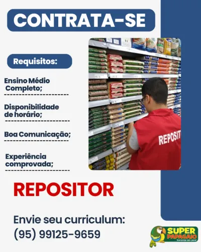 CONTRATA-SE REPOSITOR