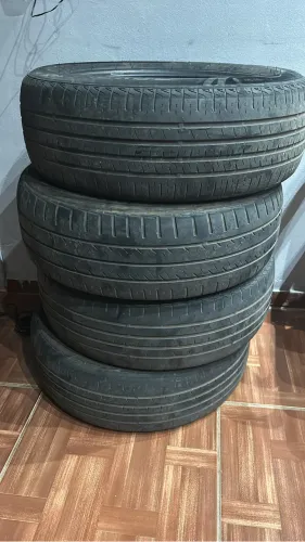 Pneu 70% 195/60R15 faço os 500 nos 4 passo cartão tbm