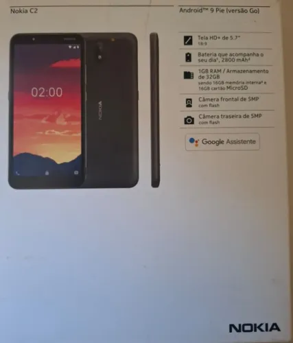 Celular Nokia C2 tela 5,7"