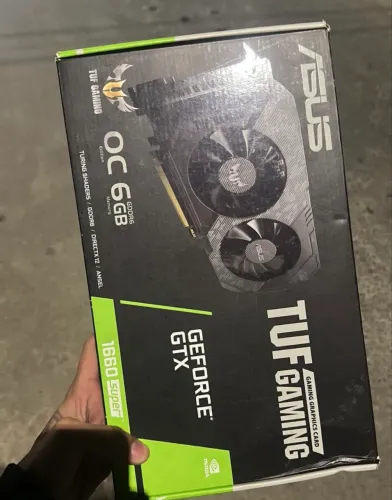 * GTX 1660 super 6gb ddr6 TUF GAMING SEMI NOVA NA CAIXA *