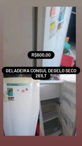 Geladeira Consul degelo seco 261lt