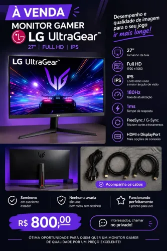 Monitor Gamer LG UltraGear