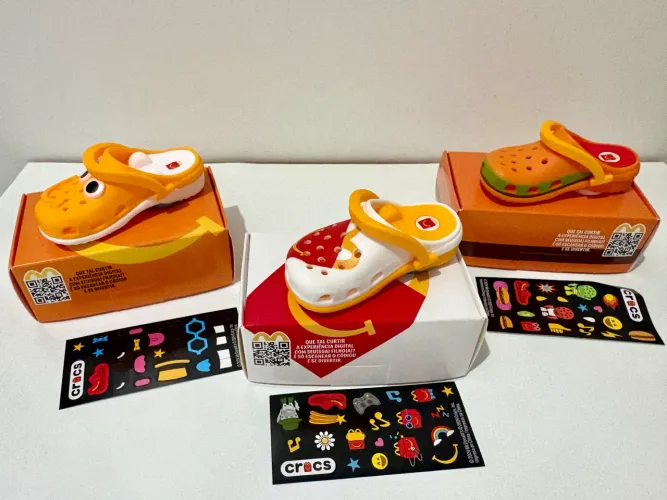 Crocs Miniaturas Chaveiro Lacrado McDonald?s