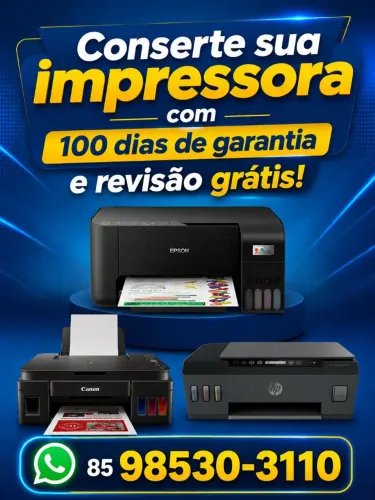 Conserto de impressora com revisão grátis 