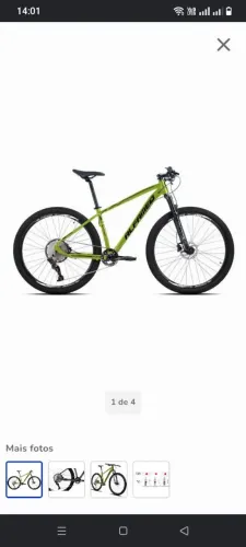 Bicicleta Aro 29 Alumínio Alfameq Vx Freio Hidráulico 12 Marchas -VERDE