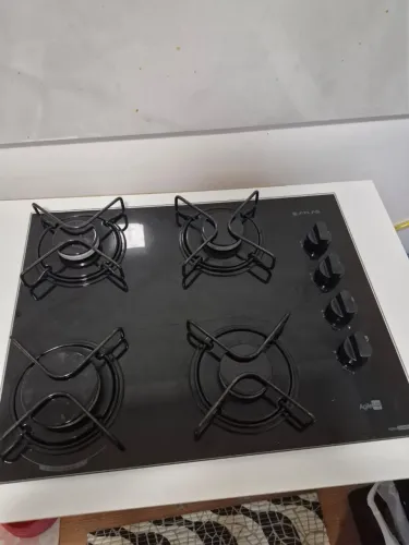 Fogão cooktop 4 bocas - bivolt - estado de novo