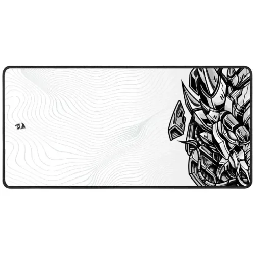 Mousepad Gamer Redragon Flick XL Special Edition Cypher Branco e Preto 400x900mm