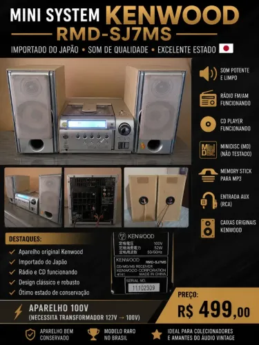 Rádio Kenwood RMD-SJ7MS