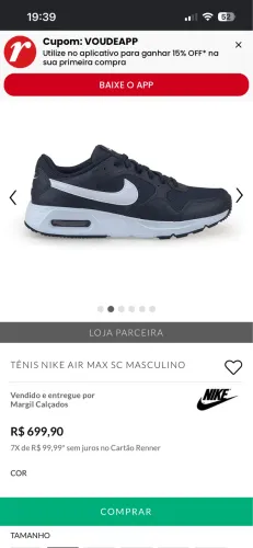 Tenis da nike original 